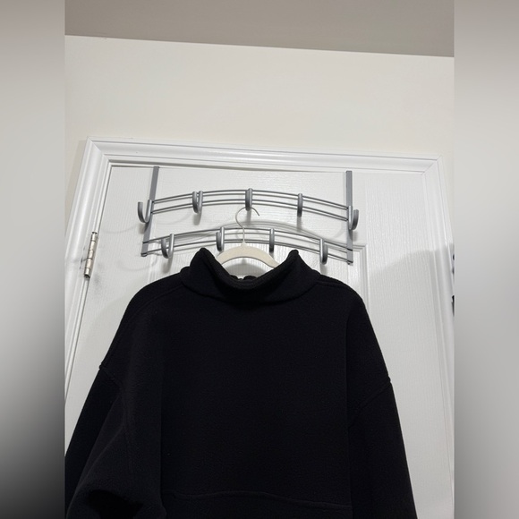 Vintage Mens XL Gander Mountain 1/4 Zip Black Fleece Pullover Sweatshirt Jacket - Picture 10 of 16